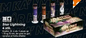 Bilka Star lightning 4 stk tilbud
