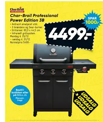 Bilka Char-broil professional power edition 3b tilbud