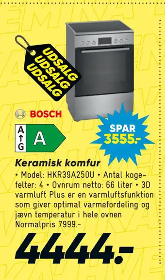 Keramisk komfur