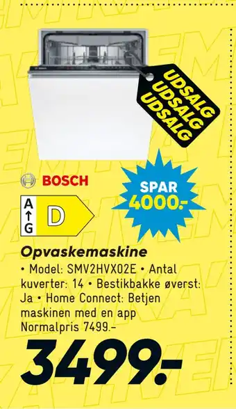 Bilka Opvaskemaskine tilbud