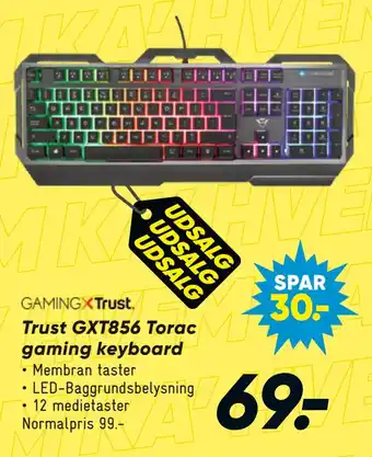 Trust gxt856 torac gaming keyboard