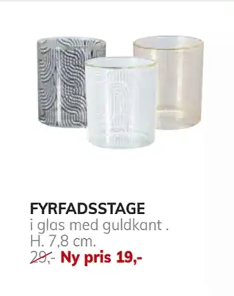 Daells Bolighus Fyrfadsstage tilbud