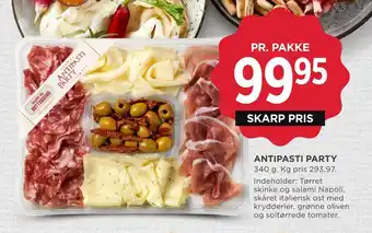 MENY Antipasti party tilbud