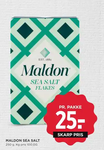 MENY Maldon sea salt tilbud