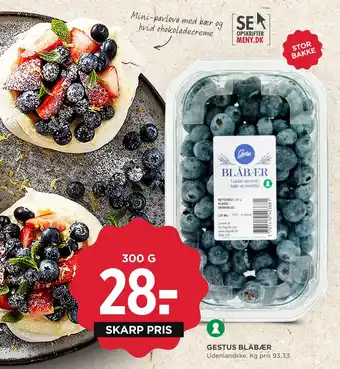 MENY Gestus blåbær tilbud