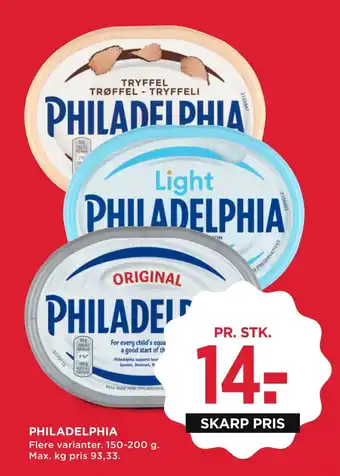 MENY Philadelphia tilbud
