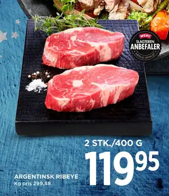 MENY Argentinsk ribeye tilbud