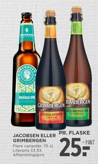 MENY Jacobsen eller grimbergen tilbud