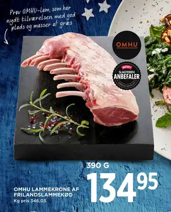 MENY Omhu lammekrone af frilandslammekød tilbud