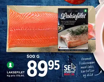 MENY Laksefilet tilbud