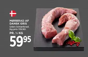 MENY Mørbrad af dansk gris tilbud