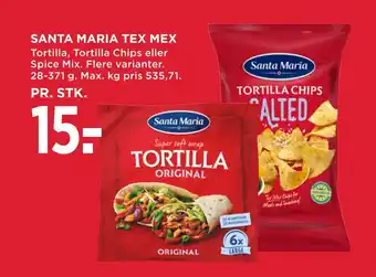 MENY Santa maria tex mex tilbud