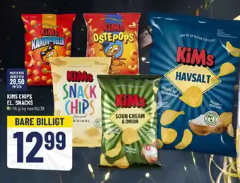 Løvbjerg KIMS CHIPS EL. SNACKS tilbud