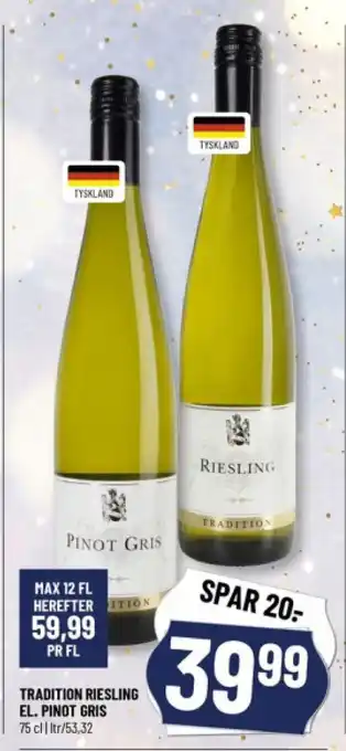Løvbjerg TRADITION RIESLING EL. PINOT GRIS tilbud