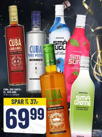 Løvbjerg CUBA, SMÅ SHOTS EL. SMÅ SURE tilbud