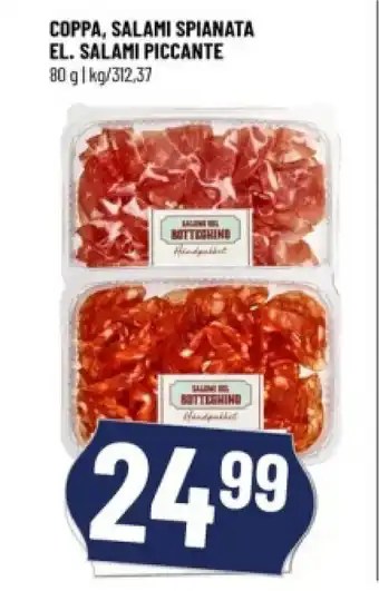 Løvbjerg COPPA, SALAMI SPIANATA EL. SALAMI PICCANTE tilbud