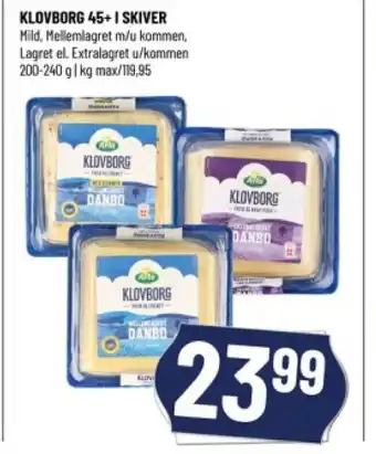 Løvbjerg KLOVBORG 45+ I SKIVER tilbud