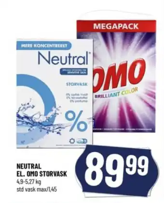 Løvbjerg NEUTRAL EL. OMO STORVASK tilbud