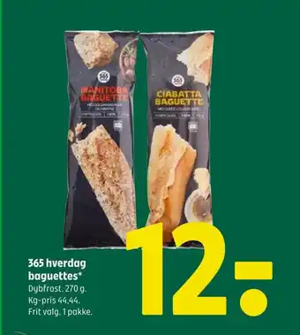 Coop 365 365 hverdag baguettes* tilbud