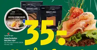 Coop 365 Smag Forskellen laks eller rejer* tilbud