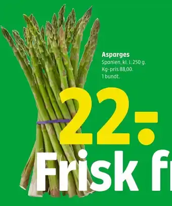 Coop 365 Asparges tilbud