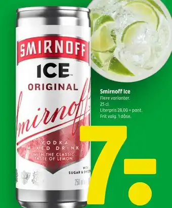 Coop 365 Smirnoff Ice tilbud