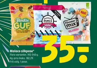 Coop 365 Malaco slikpose* tilbud