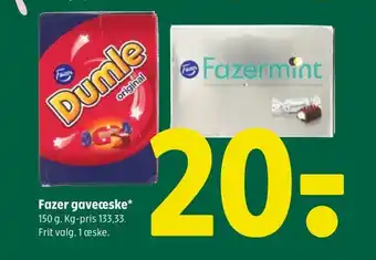 Coop 365 Fazer gaveæske* tilbud