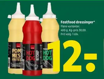 Fastfood dressinger*
