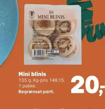 Kvickly Mini blinis tilbud