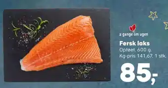 Kvickly Fersk laks tilbud