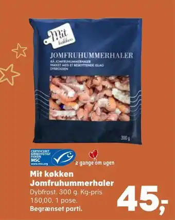 Kvickly Mit køkken Jomfruhummerhaler tilbud