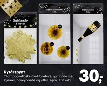 Kvickly Nytårspynt tilbud