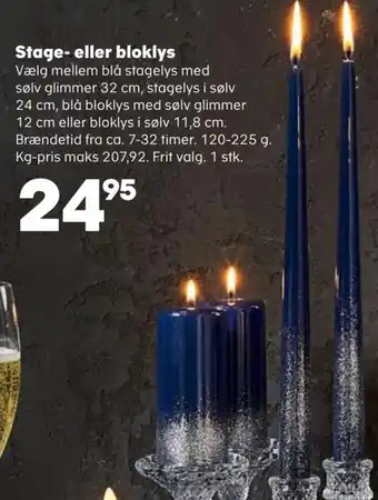 Kvickly Stage- eller bloklys tilbud