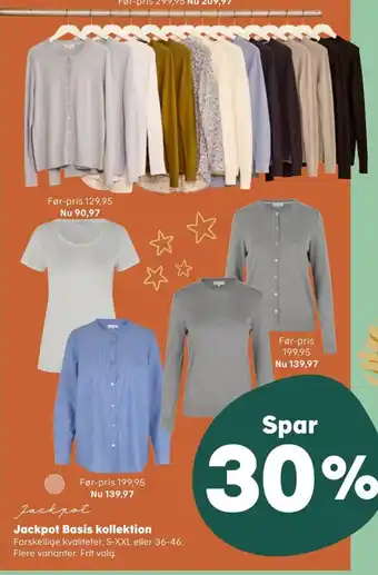 Kvickly Jackpot Basis kollektion tilbud