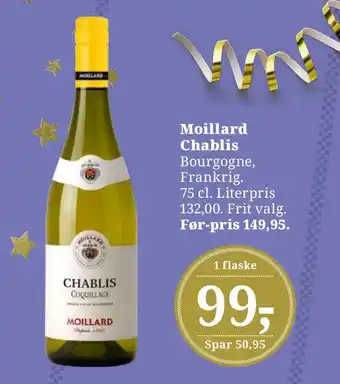 Dagli'Brugsen Moillard chablis tilbud
