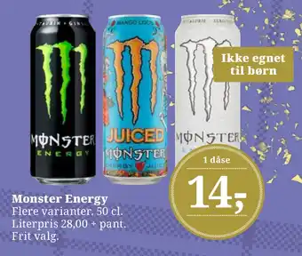 Dagli'Brugsen Monster energy tilbud