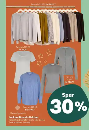Kvickly Jackpot basis kollektion tilbud