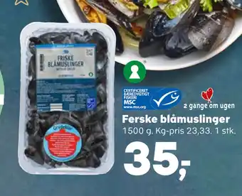SuperBrugsen Ferske blåmuslinger tilbud