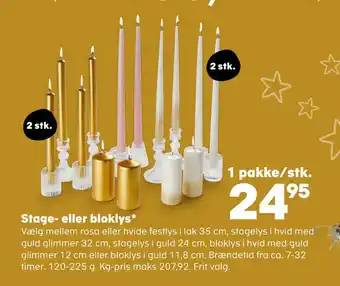 SuperBrugsen Stage- eller bloklys tilbud