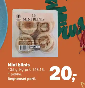 SuperBrugsen Mini blinis tilbud