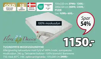 JYSK Tusindfryd moskusdundyne tilbud