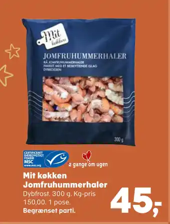 Mit køkken jomfruhummerhaler