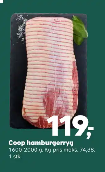 SuperBrugsen Coop hamburgerryg tilbud