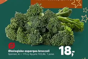 SuperBrugsen Økologiske asparges broccoli tilbud