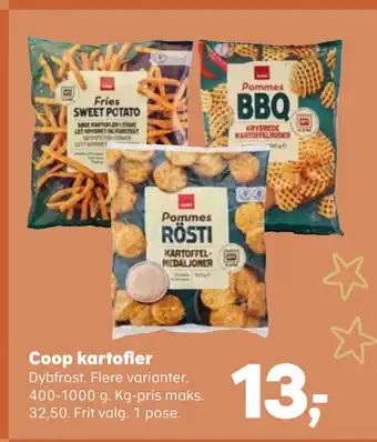 SuperBrugsen Coop kartofler tilbud