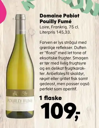 Domaine pabiot pouilly fumé