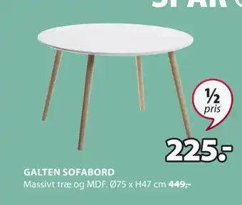 JYSK Galten sofabord tilbud