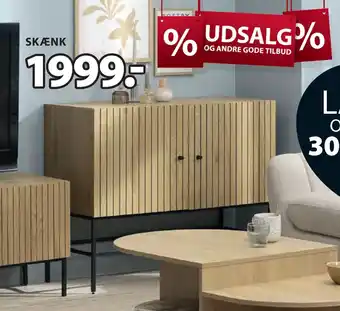 JYSK Hemdrup skænk tilbud