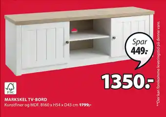 JYSK Markskel tv-bord tilbud